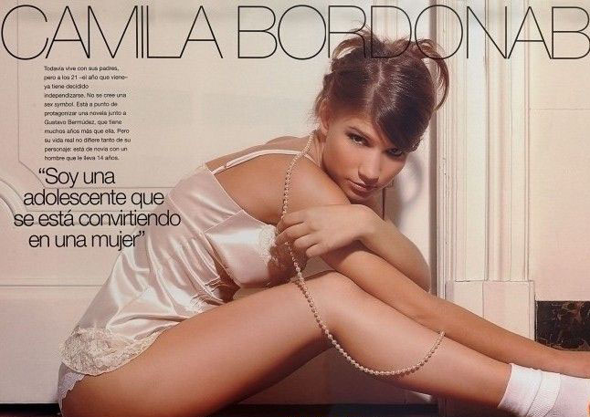 Camila Bordonaba nue. Photo - 1