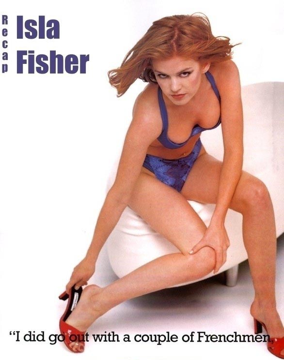 Isla Fisher nuda. Foto - 13