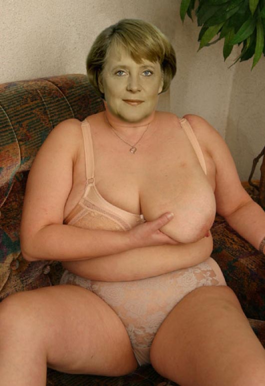 Angela Merkel nahá. Foto - 28