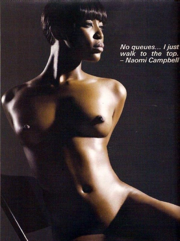 Naomi Campbell nue. Photo - 3