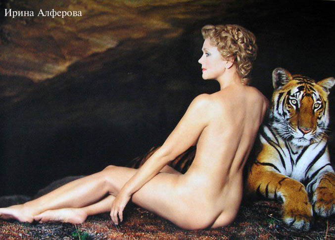 Irina Alferova nahá. Foto - 5