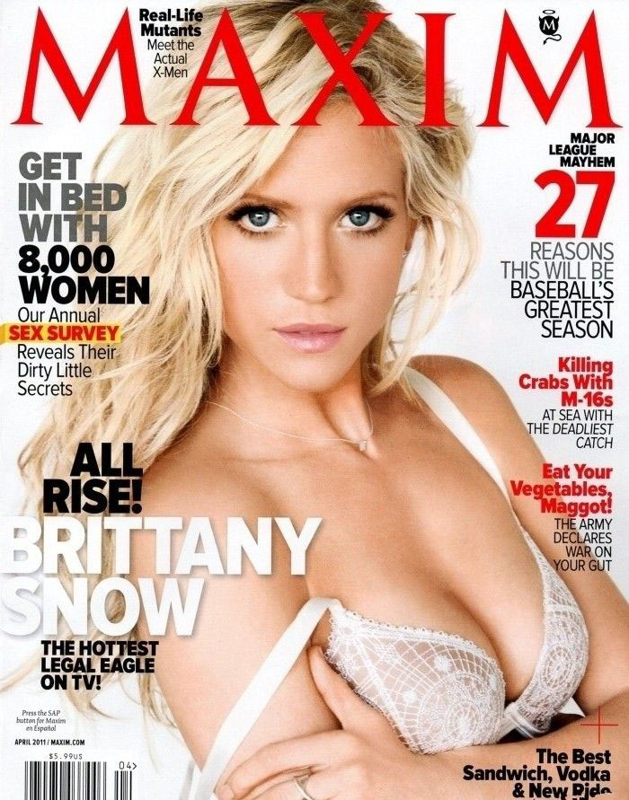 Brittany Snow Magazine Cover nude photos