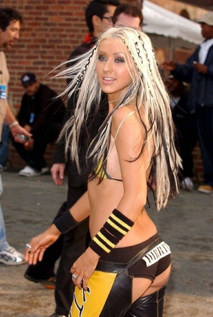 Christina Aguilera nahá. Foto - 169