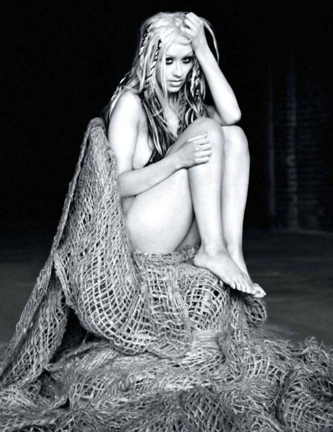 Christina Aguilera nahá. Foto - 91