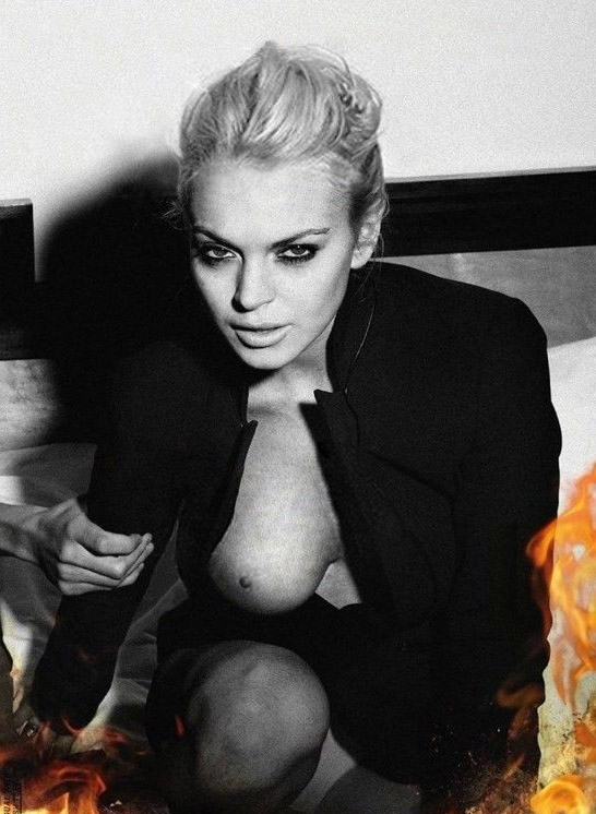 Lindsay Lohan nago. Zdjęcie - 85