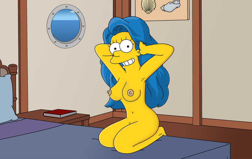 Marge Simpson nahá. Foto - 19