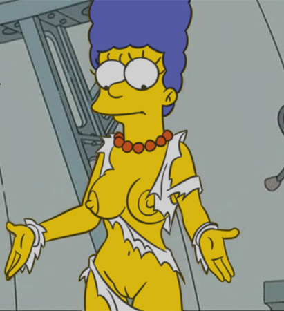 Marge Simpson nahá. Foto - 3