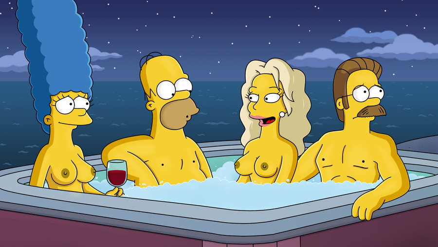 Marge Simpson nahá. Foto - 59