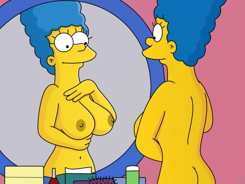 Marge Simpson nahá. Foto - 64